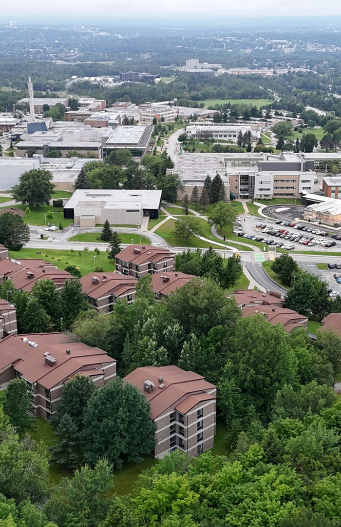 Carte du secteur de Sherbrooke
